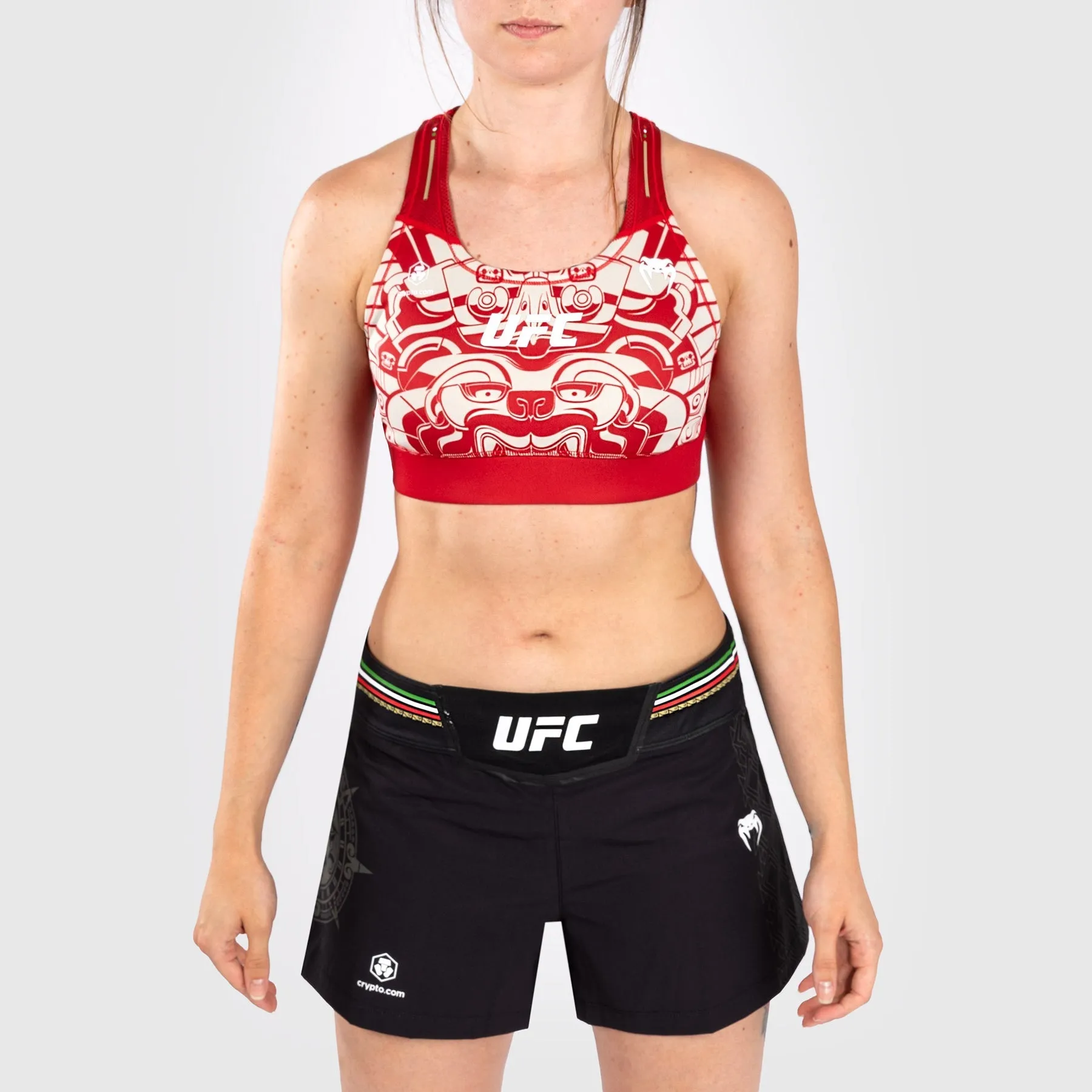 Thermal seams extra-large Noche UFC by Venum Authentic Fight Night Women??s Sports Bra - Red