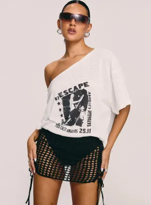 Rapturous Mini Skirt Black Family Celebration Airy Look