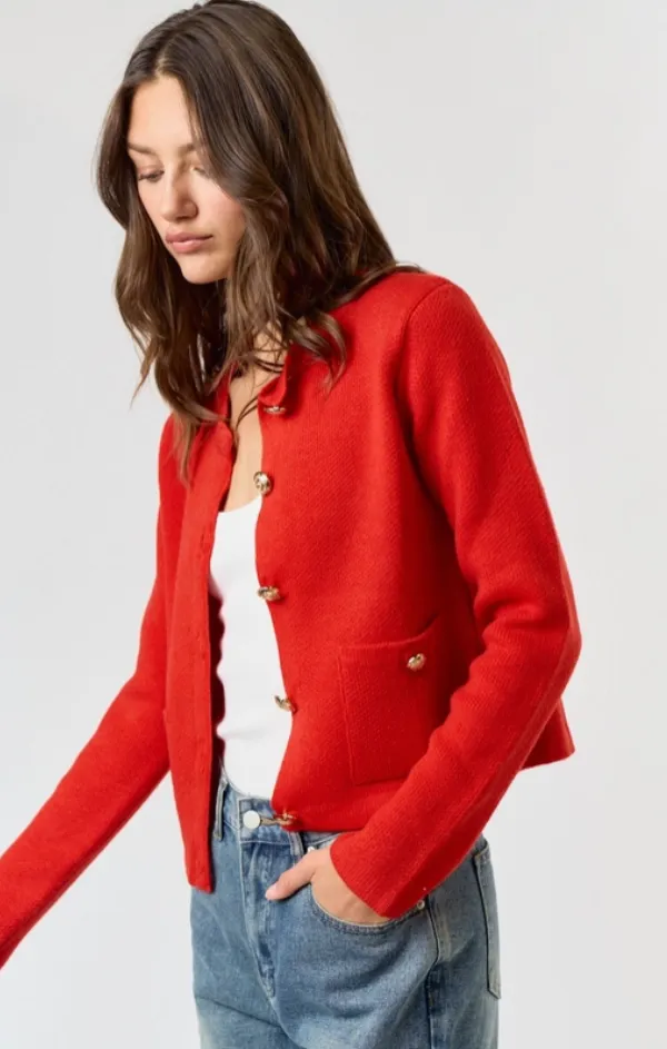 Coco Sweater Cardigan Tubular Knit Method