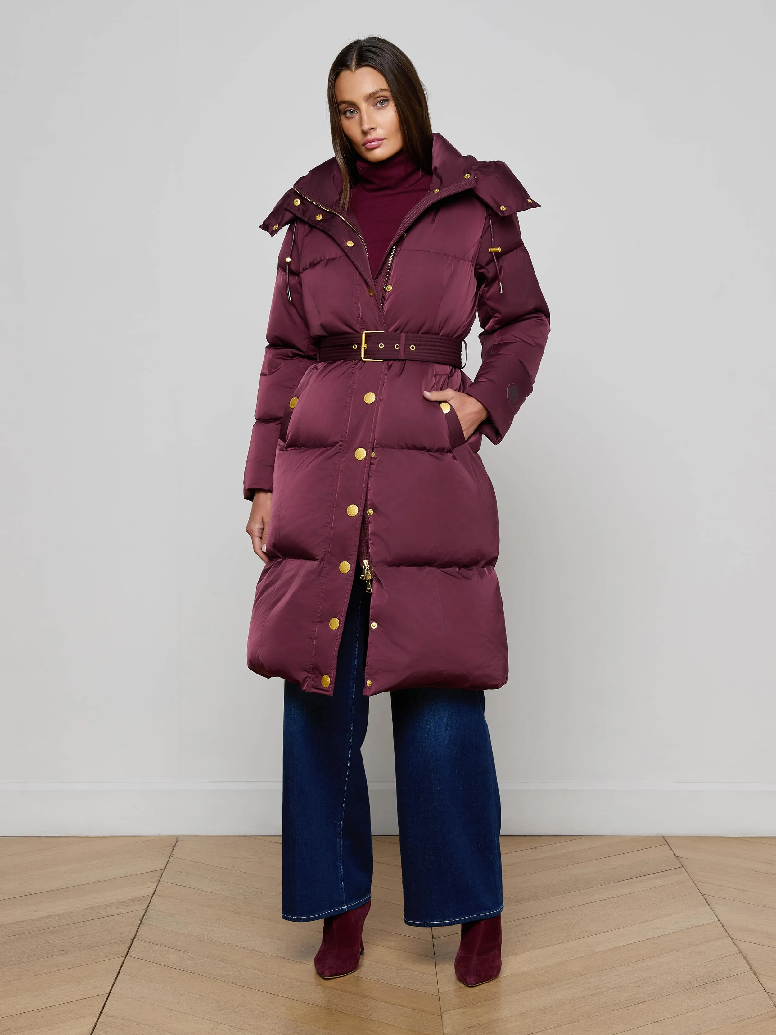 Adjustable Cuffs Breathable Outer Shell Bryson Maxi Puffer Coat