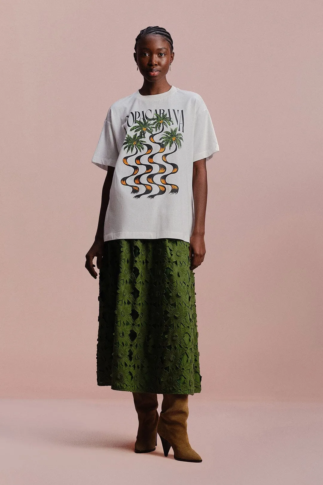 Off-White Copacabana Relaxed Organic Cotton T-Shirt Anti Static Fabric