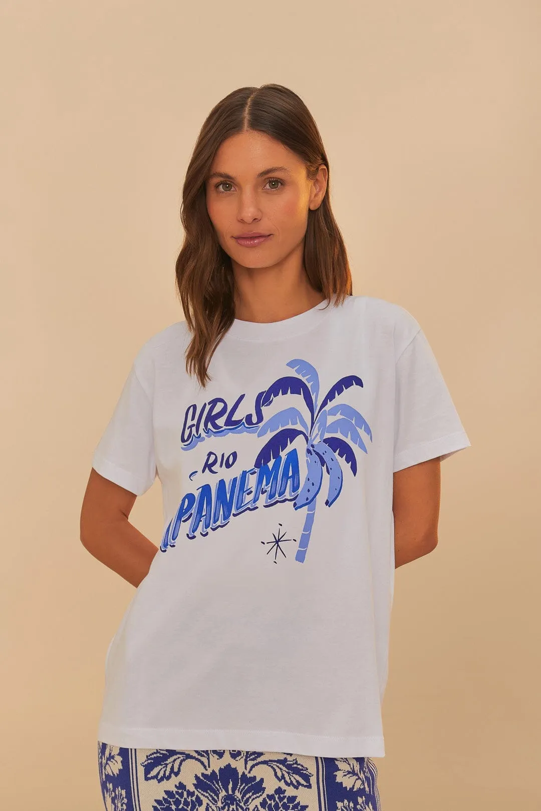 Popular Off-White Girls Rio Ipanema T-Shirt