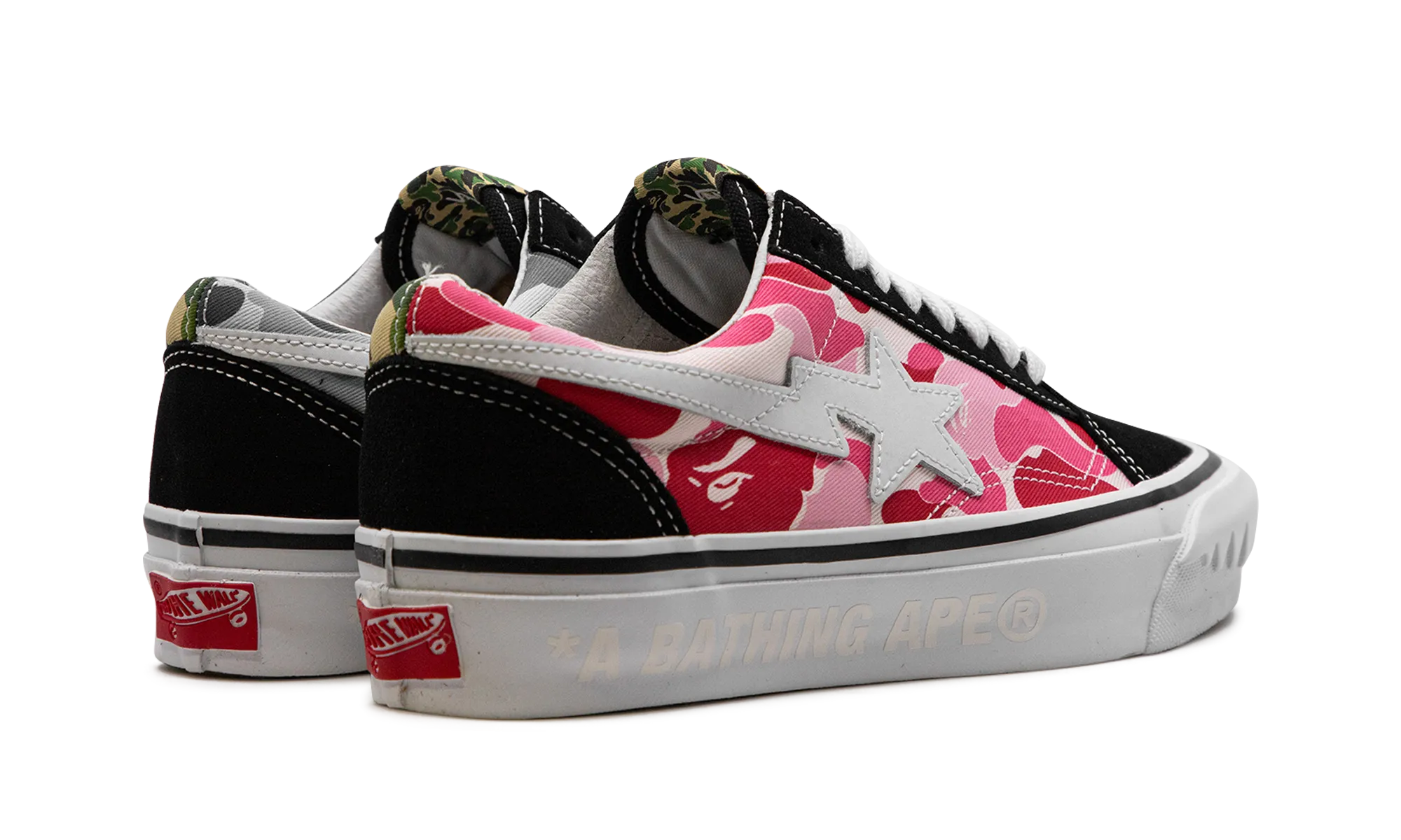 Old Skool "Bape" Flower Step Slip On Silhouette