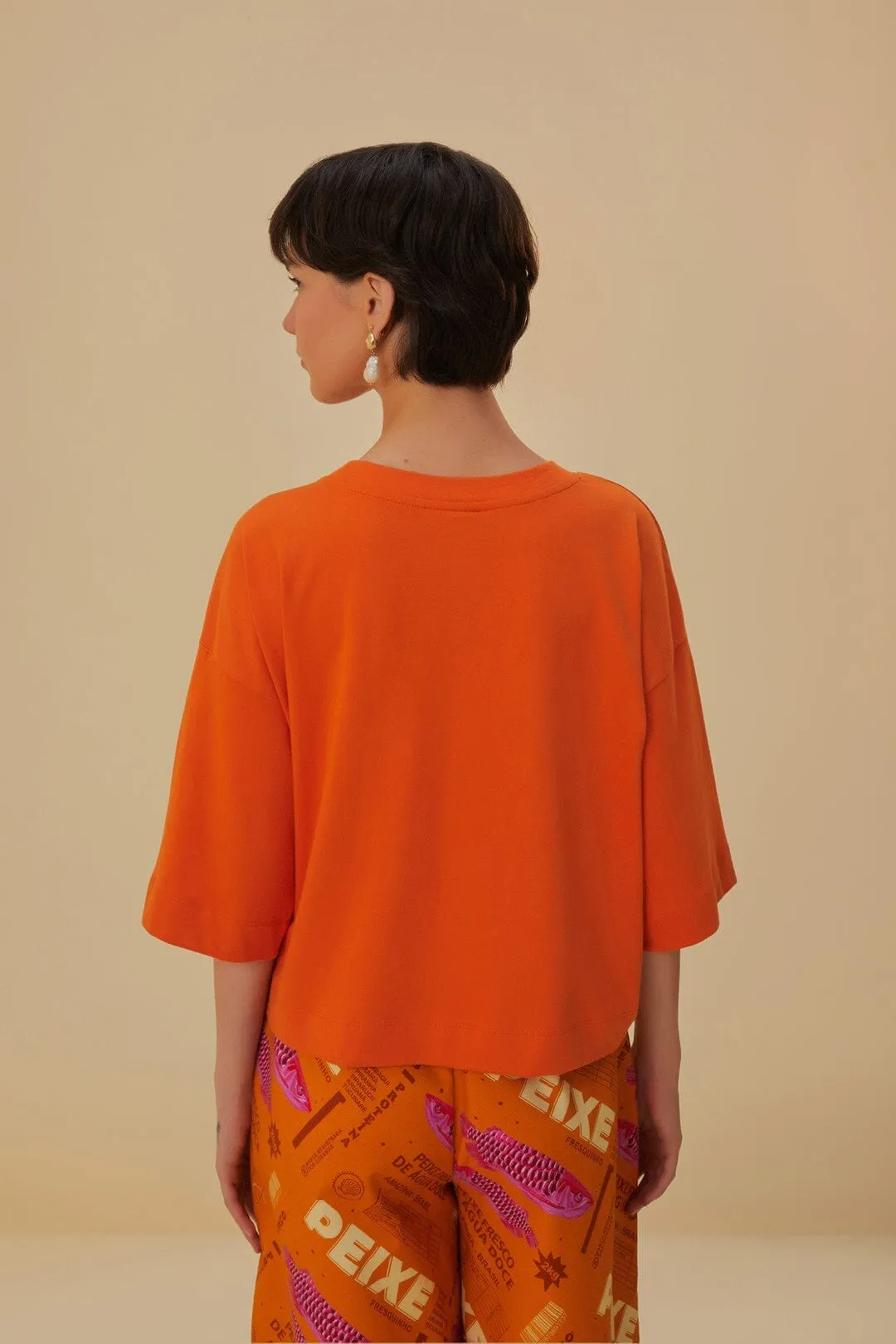 Orange Farm Rio Organic Cotton T-Shirt Seasonal Smart Spring Wear