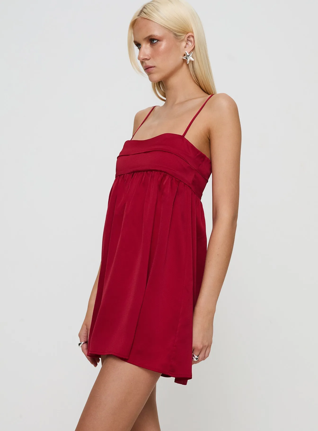 Ortega Mini Dress Red Life Soft