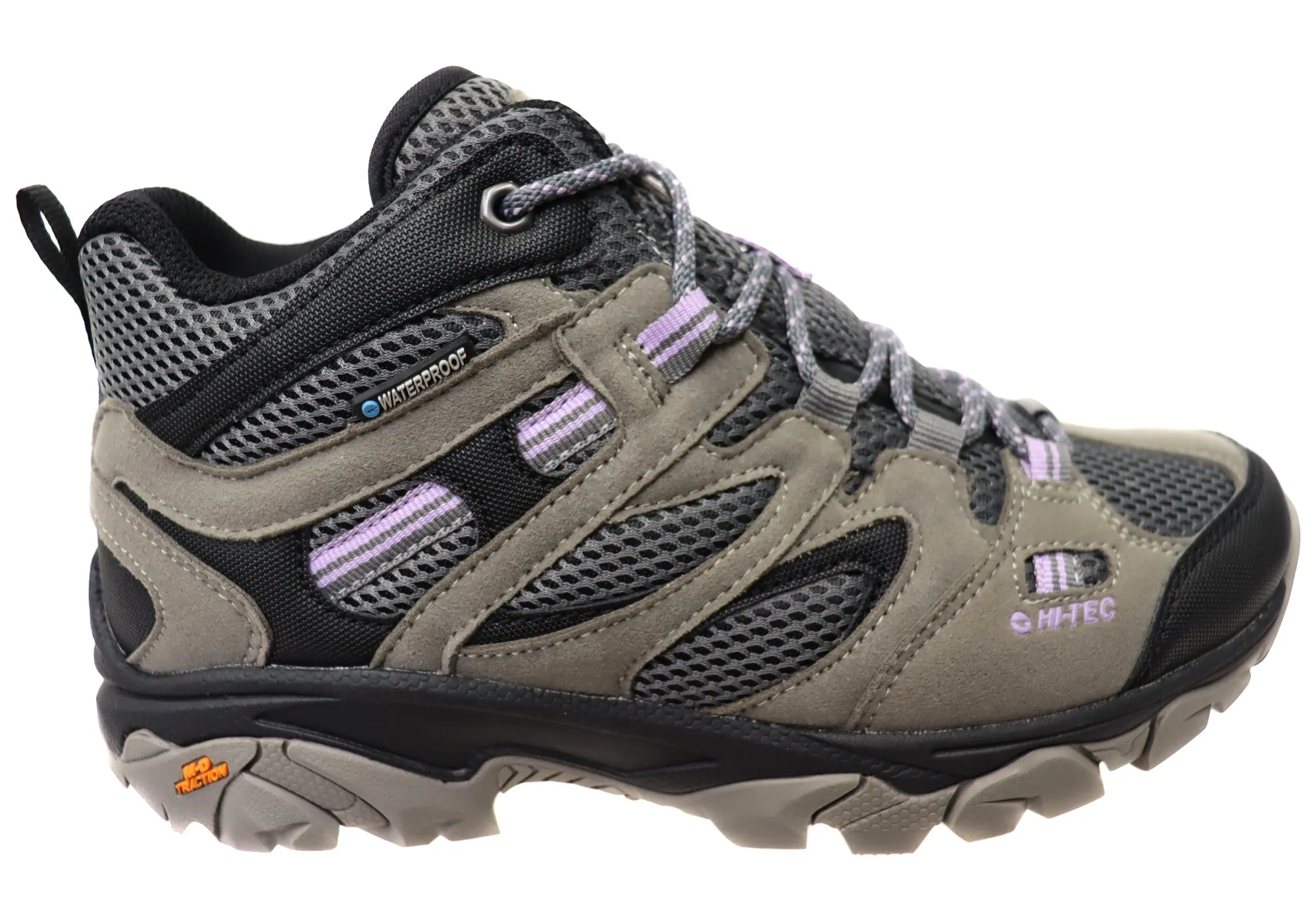 Denim Touch All-Terrain Use Hi Tec Womens Ravus Vent Lite Mid Waterproof Comfortable Hiking Boots