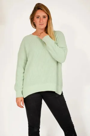 Oversize V Neck Jumper Travel Warmth