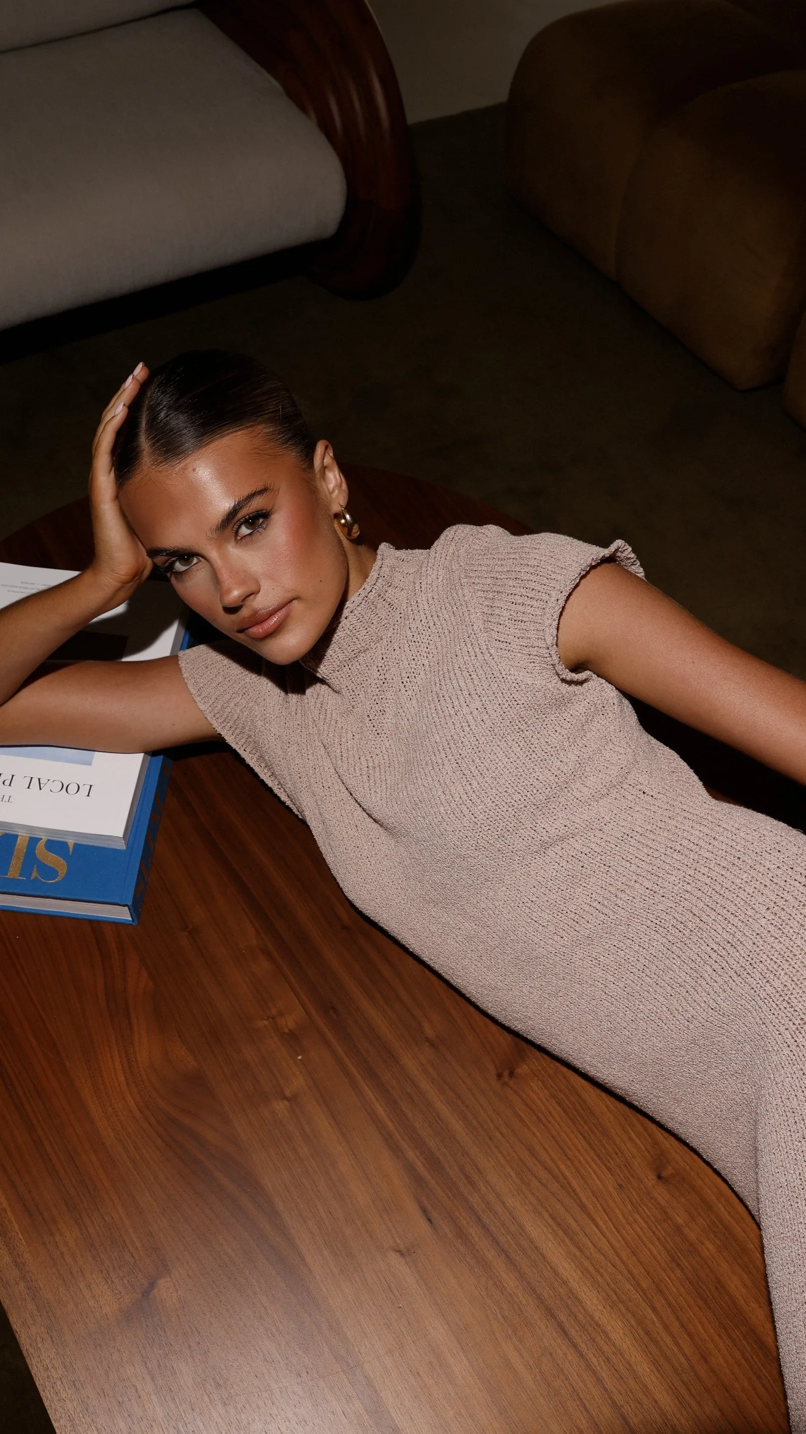 Valise Maxi Dress - Mocha Season Ready