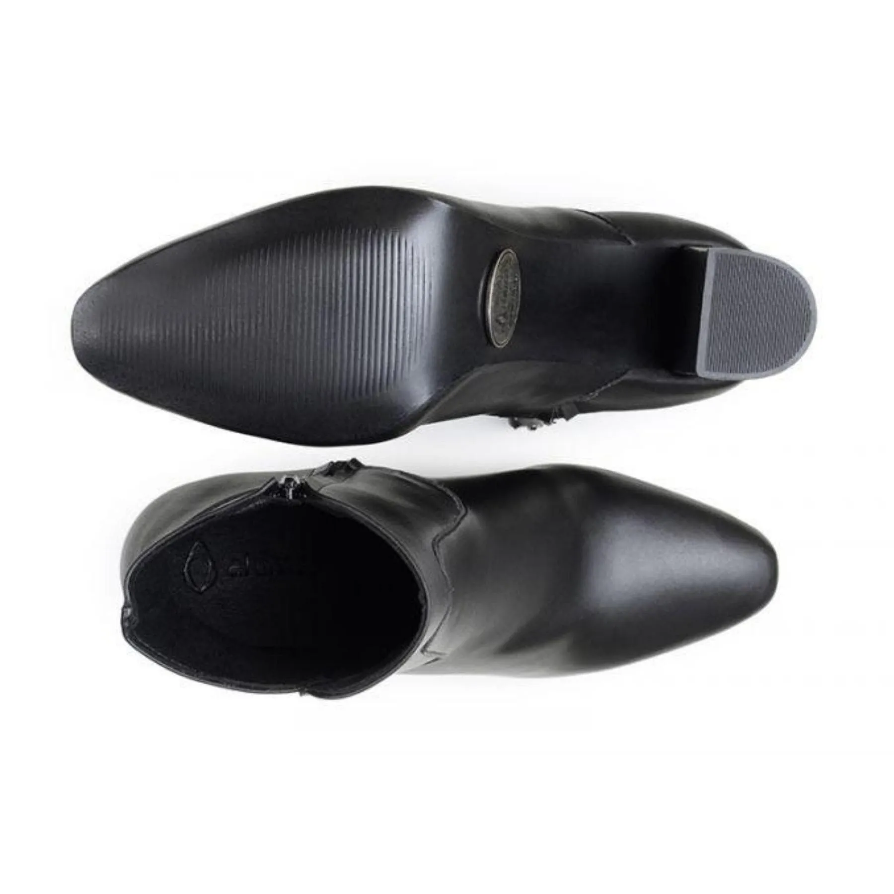 PU 'Elza?? Women's High-Heeled Vegan Boot by Ahimsa - Black