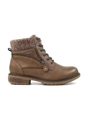 Lunar Benson III Taupe Waterproof Ankle Boot GLB090 Flexible Frame Outdoor Explorer Cushioned Step Work Commute
