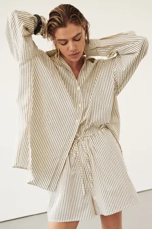 Active Layer Eco Certified Dye PALMA CREAM SILK BLEND SHORT