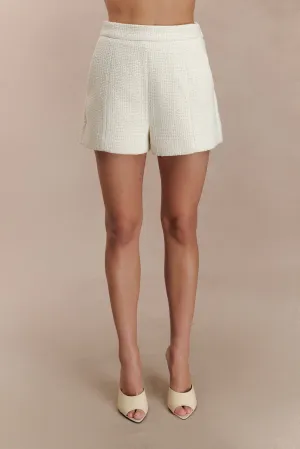campers Parker Boucle Shorts - Ivory