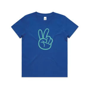 Comfy Casual Wear Peace ?C Kids Tee