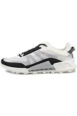 ECCO BIOM 2.1 823853-52077 in White  Black Long distance Minimal Aesthetic