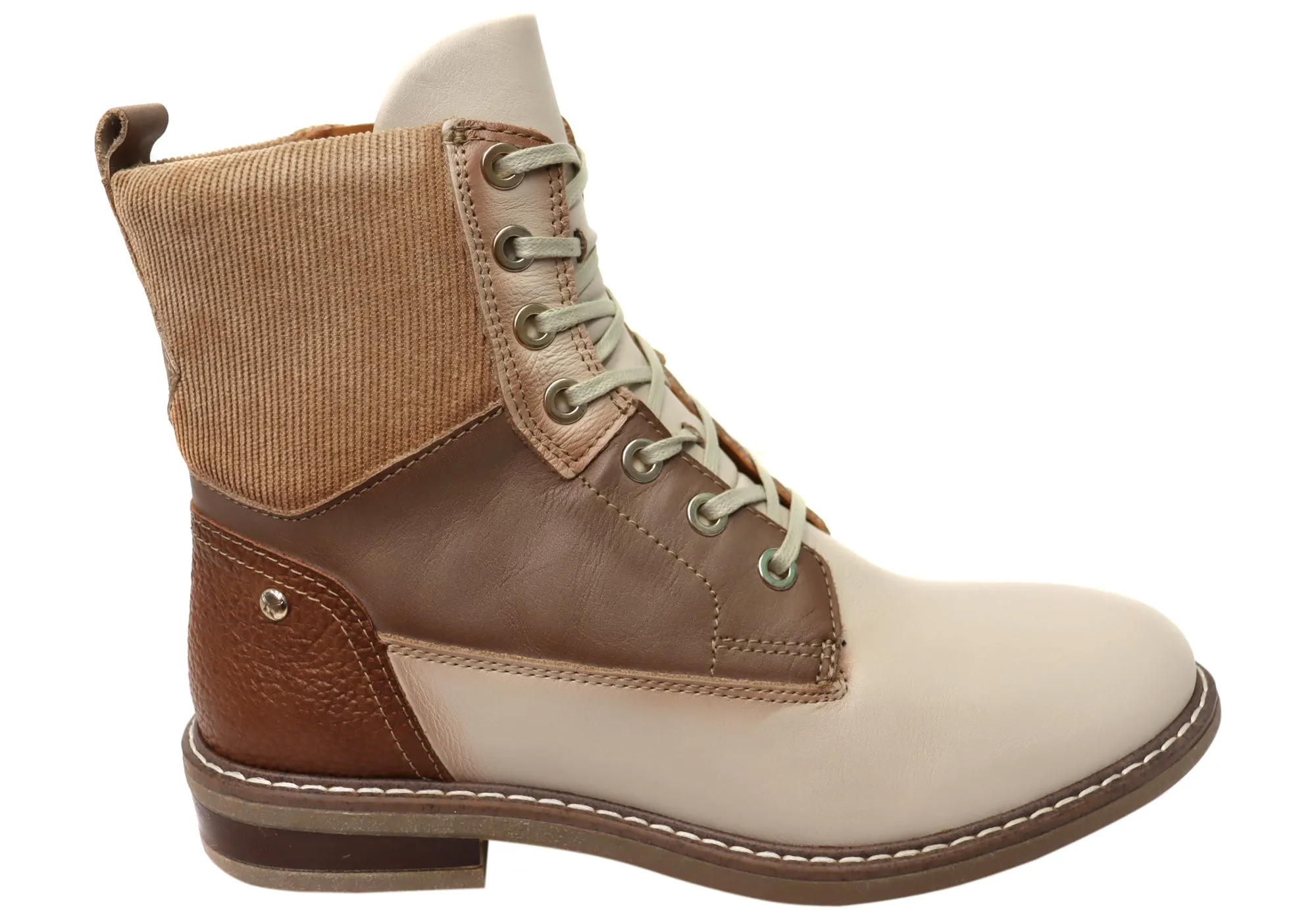 Outdoor Tough Pikolinos Womens W8J-8966 Comfortable Leather Ankle Boots