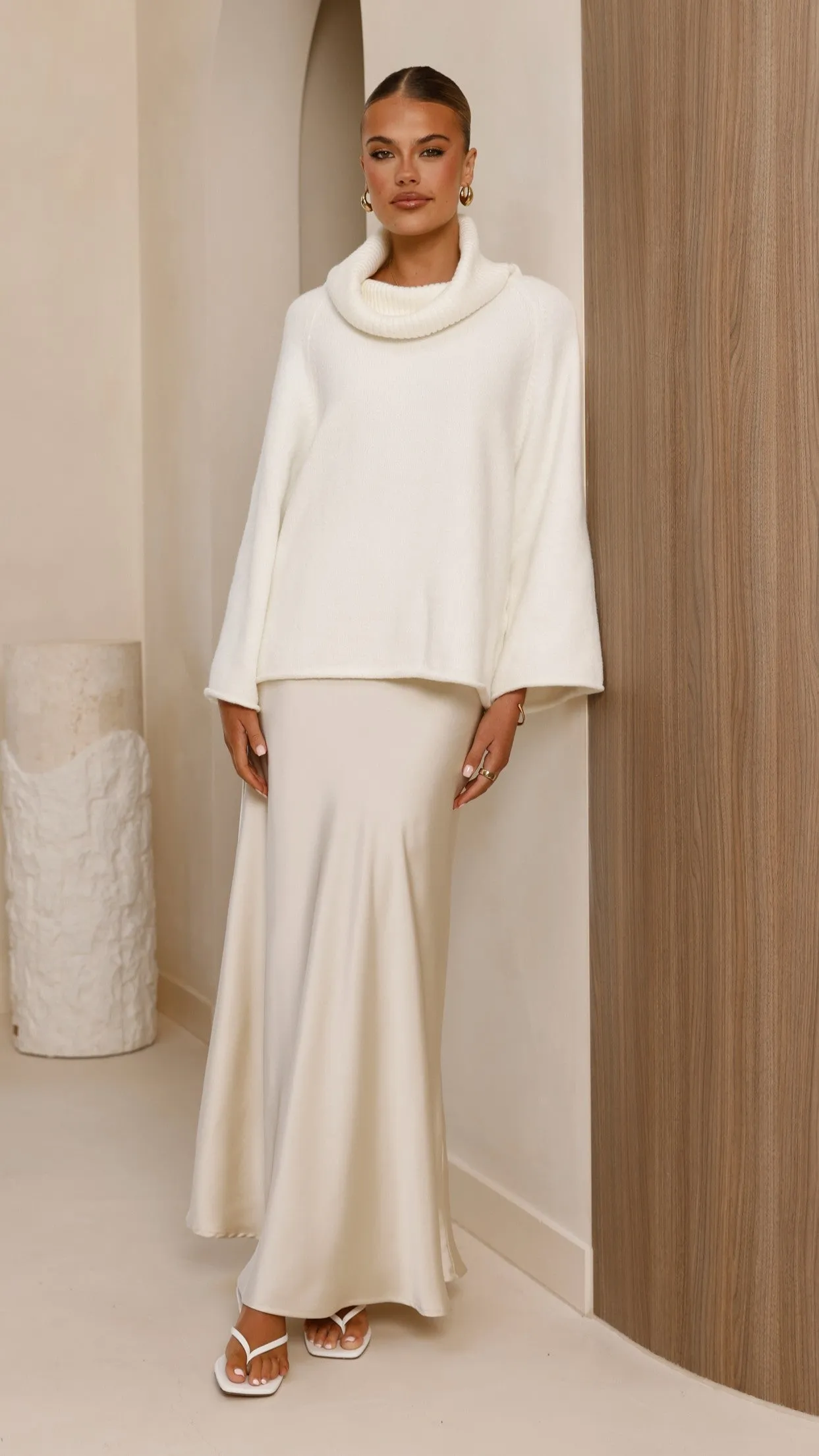 Jacques Knitted Jumper - White Natural Odor Control