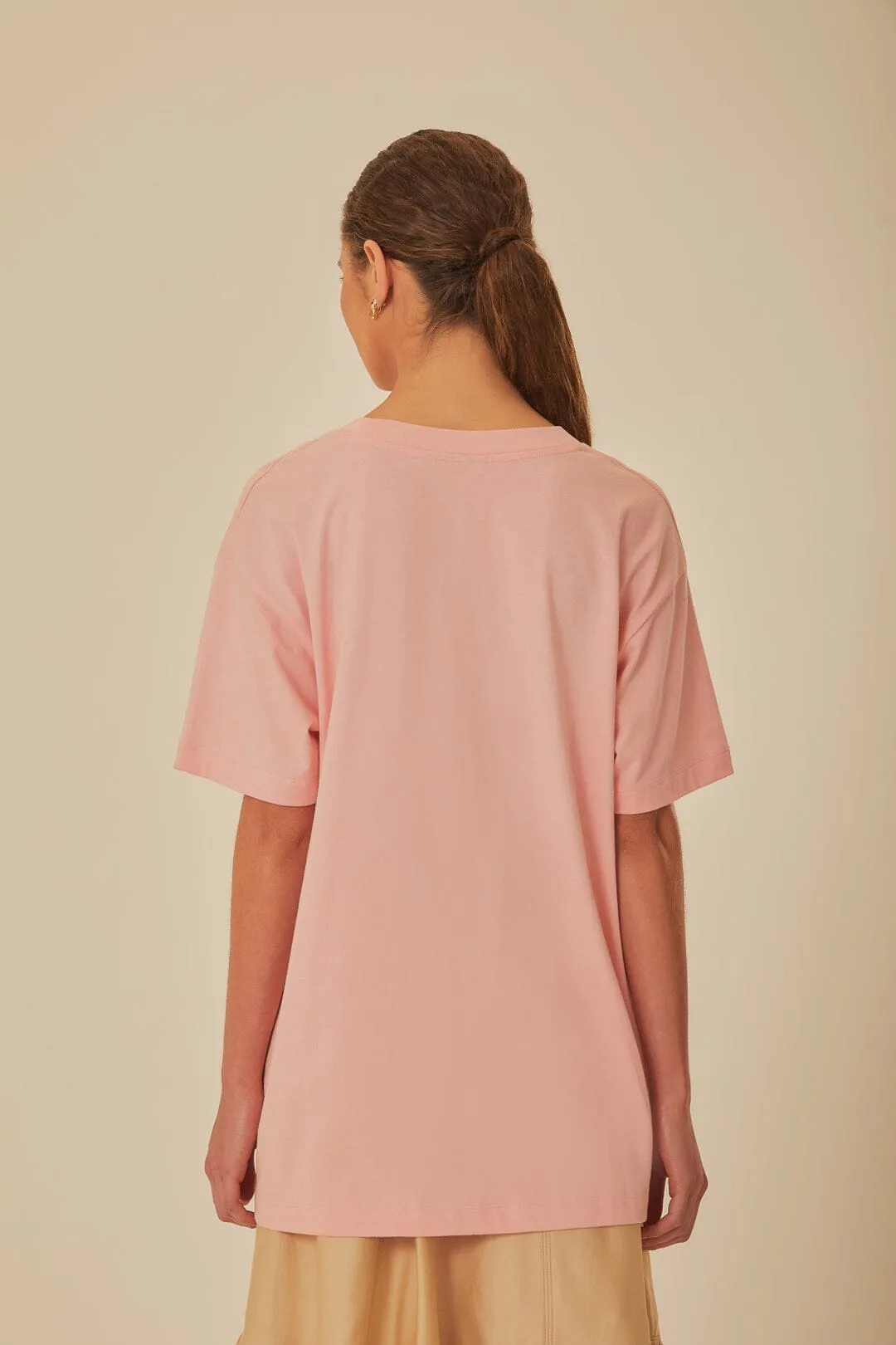 Pink Come To Rio Organic Cotton Relaxed T-Shirt Holiday Wear