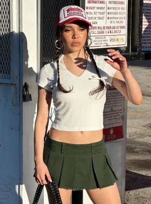 Collaboration Piece Allure 90's Mini Skort Olive