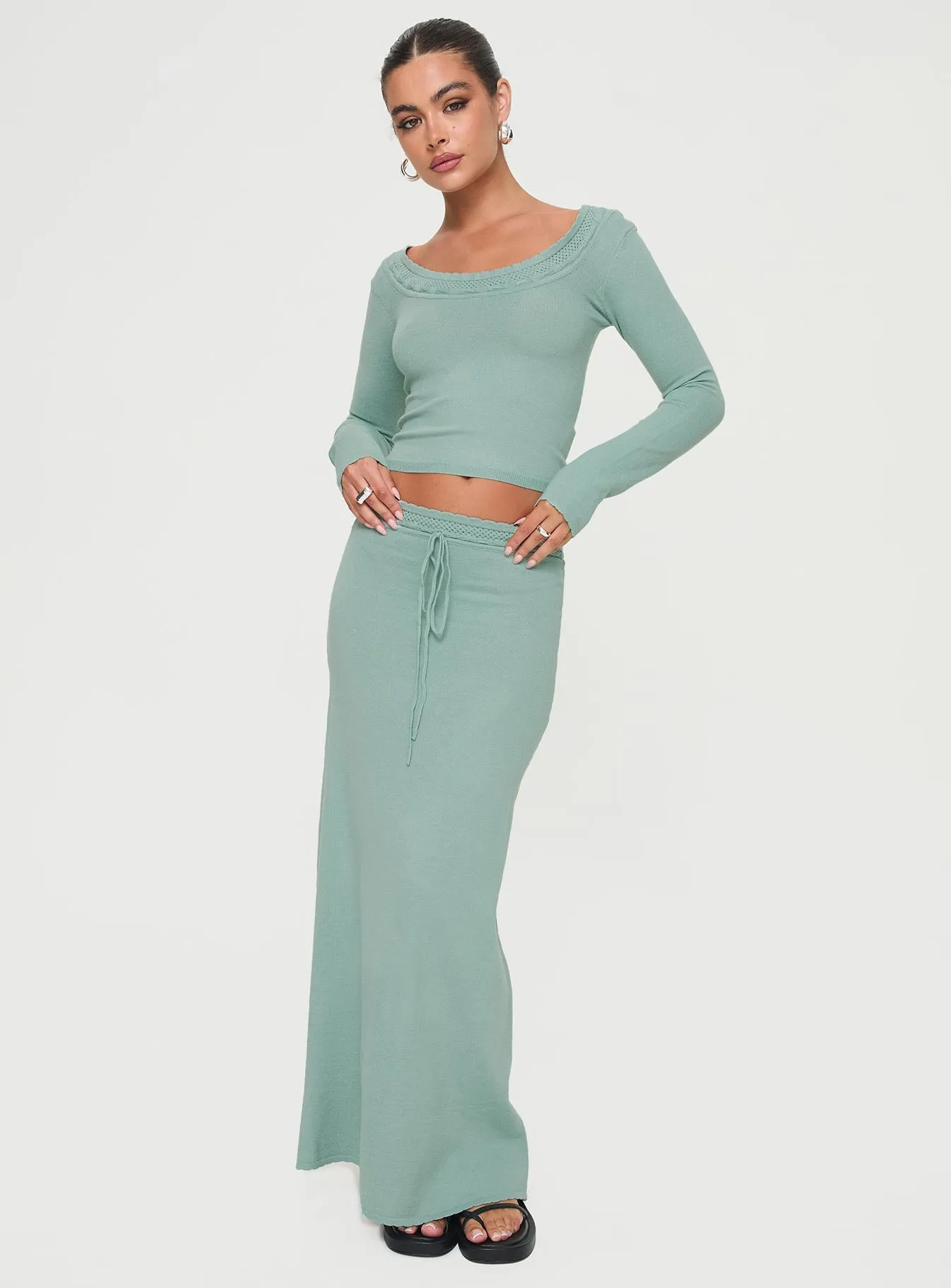 Outfit Focused Byrne Long Sleeve Set Baby Blue