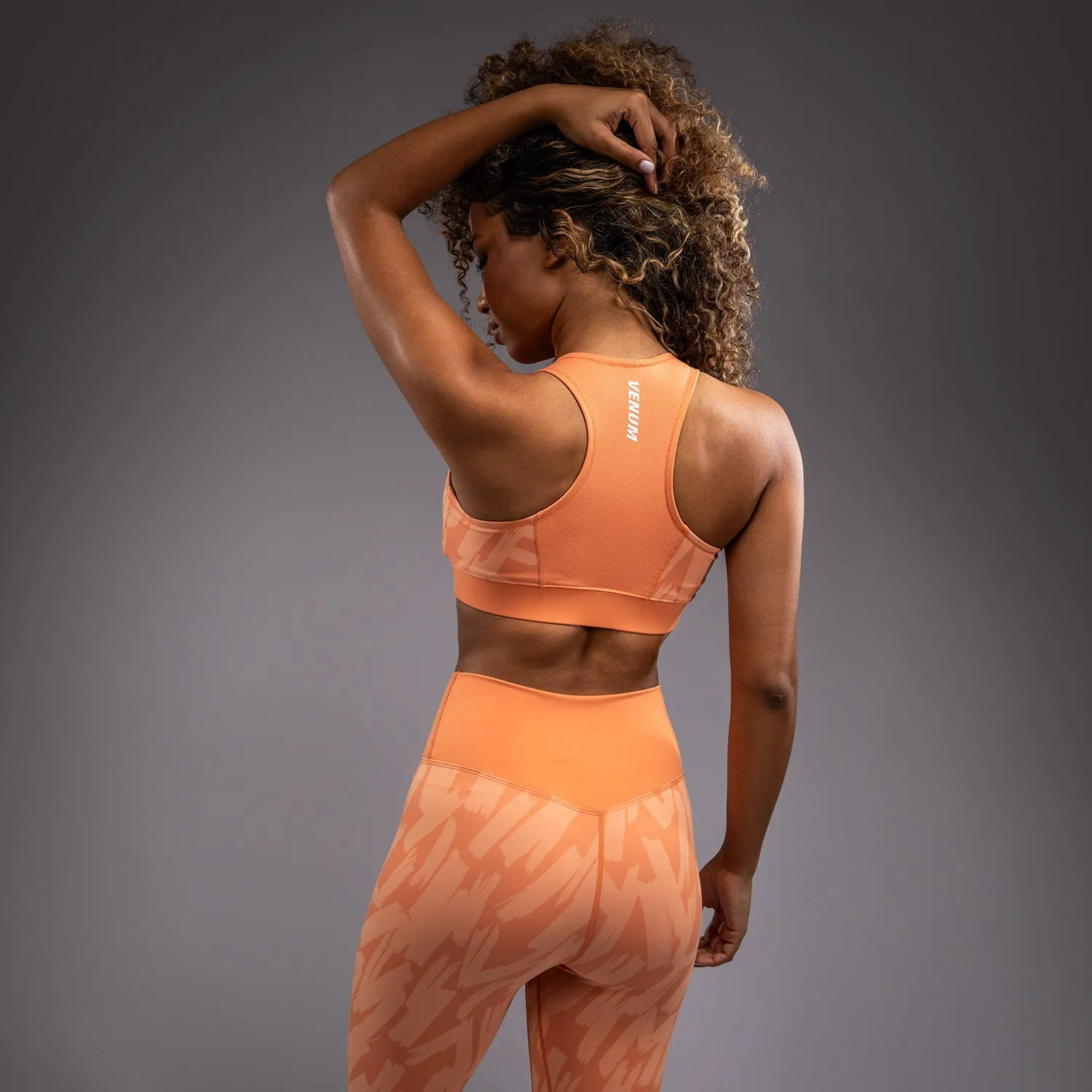 Venum Graffiti Women??s Sports Bra - Velvet Apricot slim fit