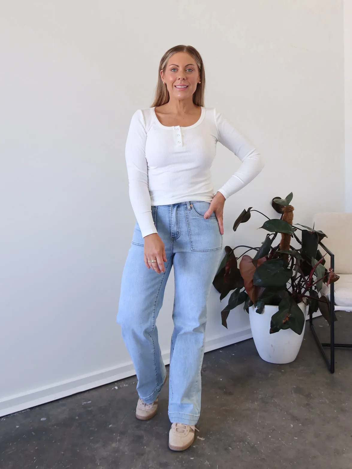 Light Comfort Prudence Top - White