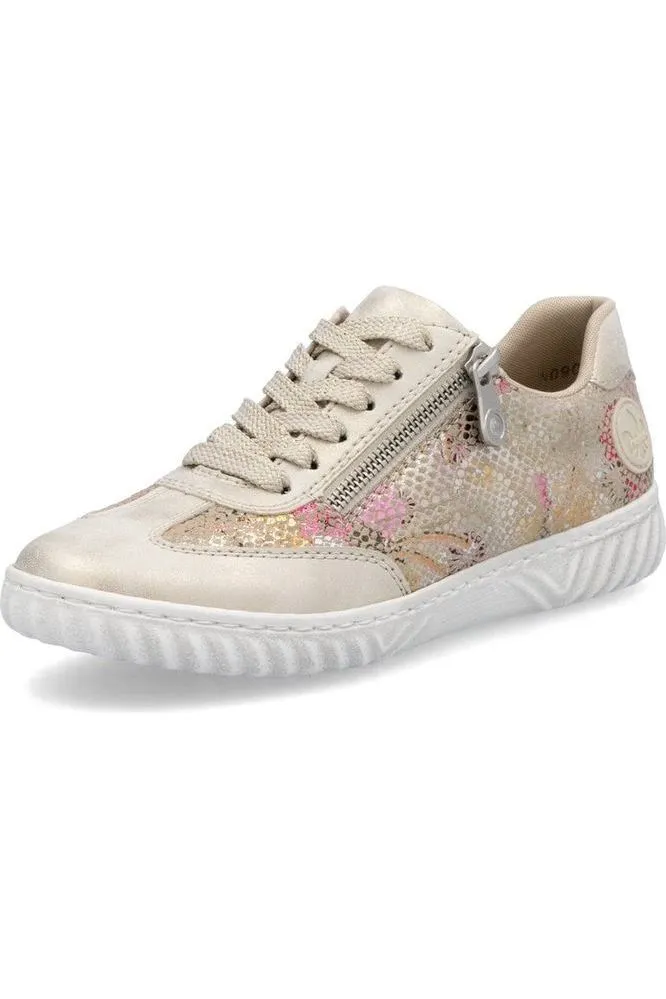 Rieker Ladies trainer N0902-90 in Multi World Walk
