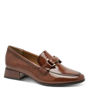 Patent Look Marco Tozzi Womens Shoe 2-24250-45 Cafe