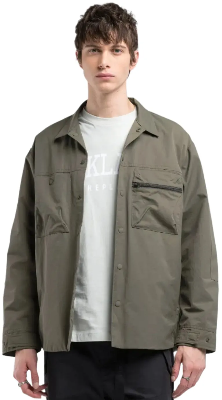 ID25073-Replay Olive Jacket City Chill Style