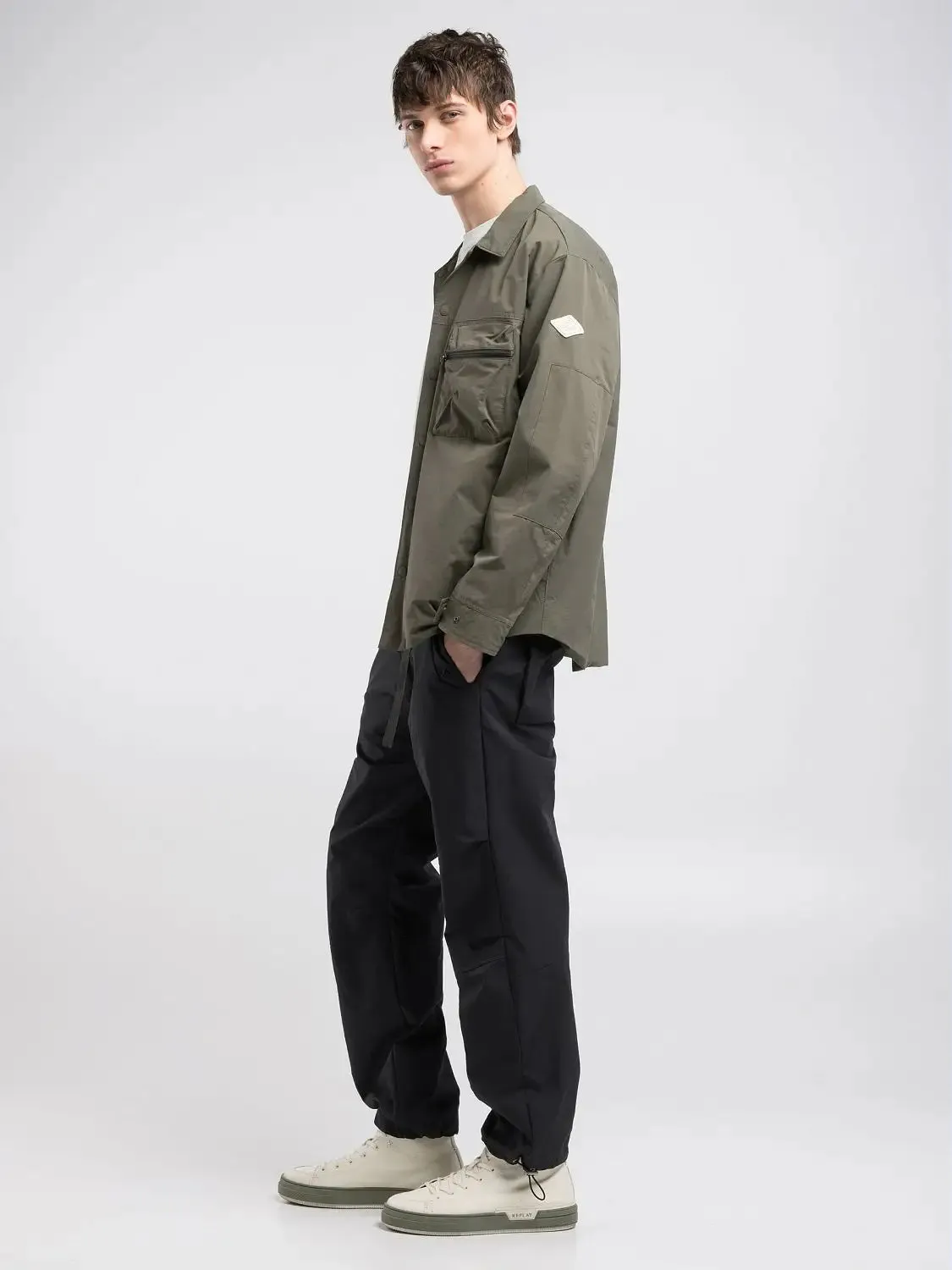 MultiLayerSystem Travel Ready Look ID25073-Replay Olive Jacket