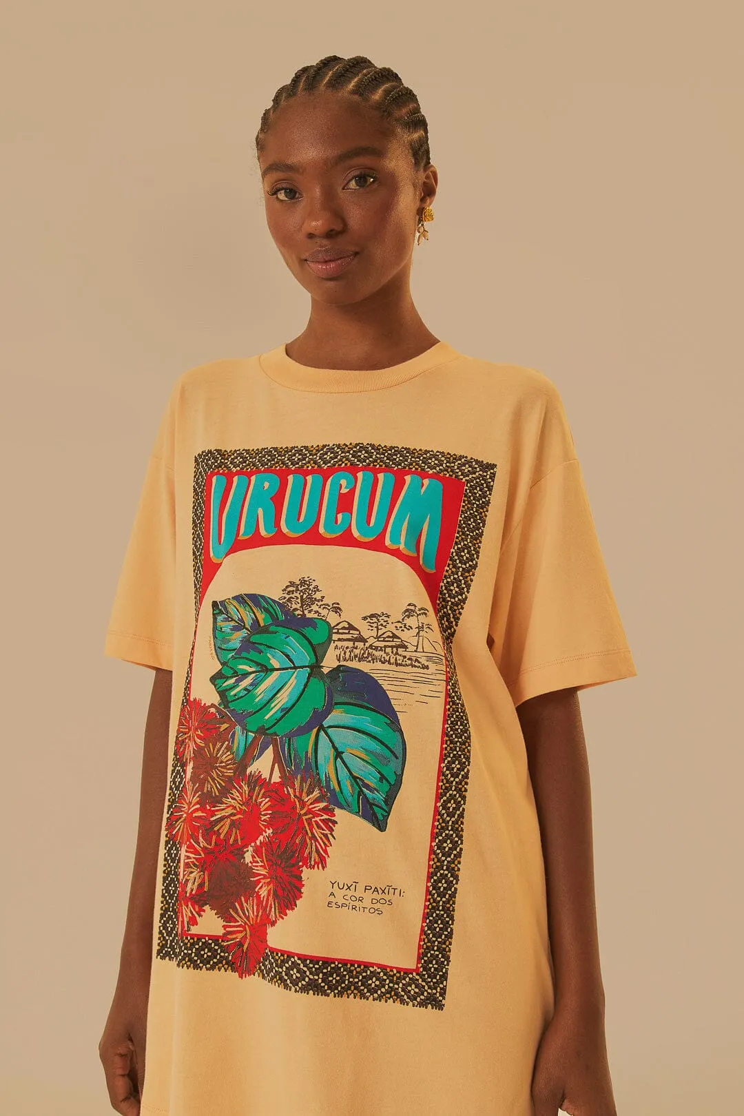 Cozy Vibe Urucum Relaxed T-Shirt