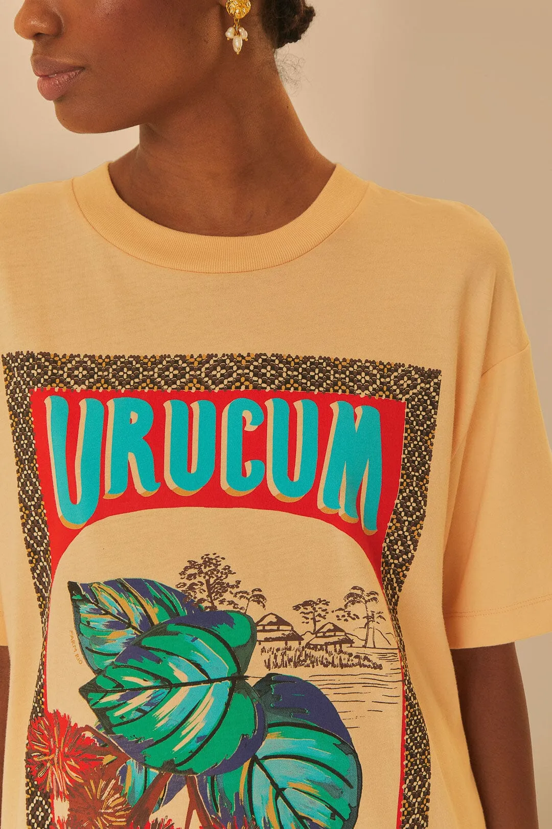 Stylish and Easygoing Urucum Relaxed T-Shirt