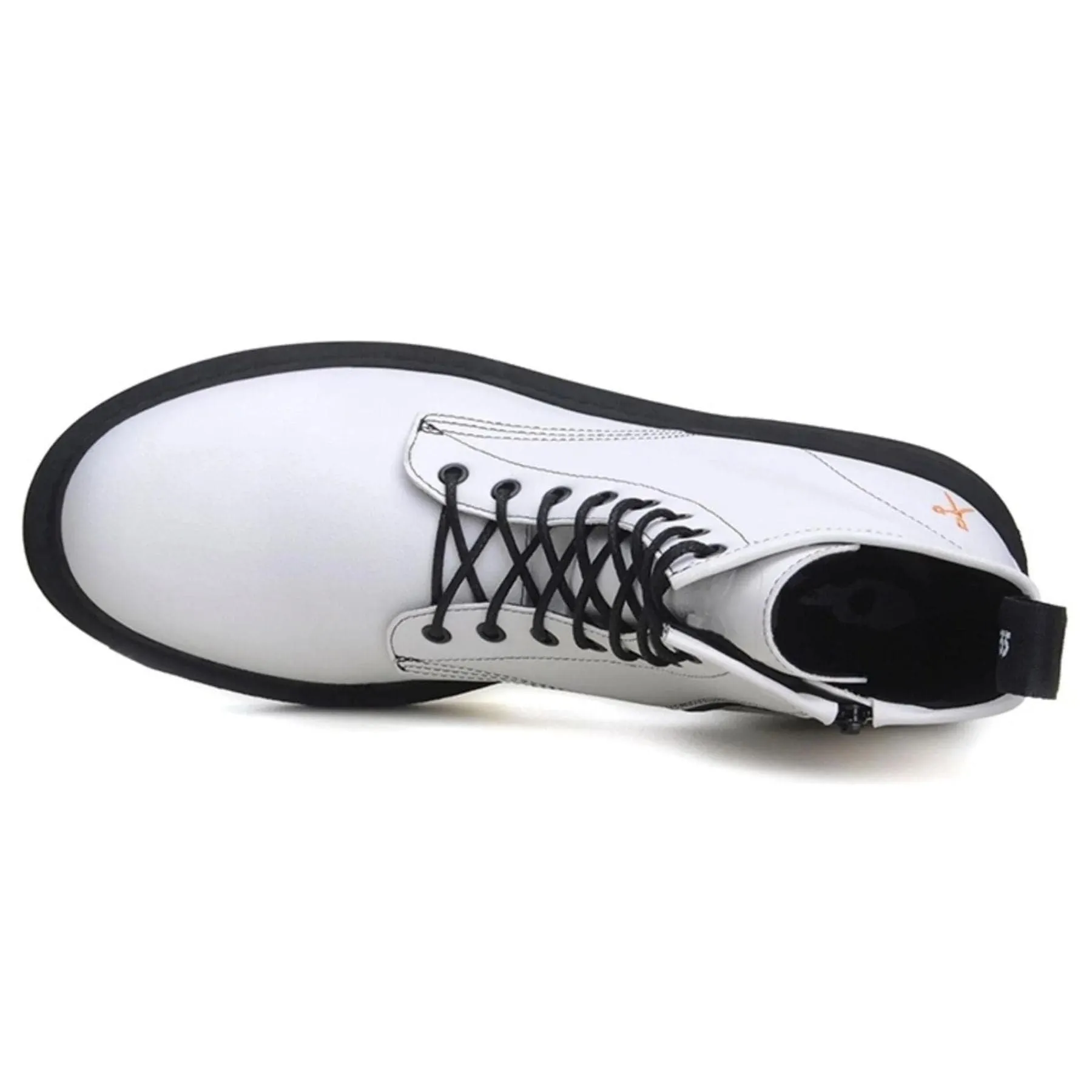 Training Ground reinforced sole 'London 2' Vegan Lace-Up Boot by King55 - White