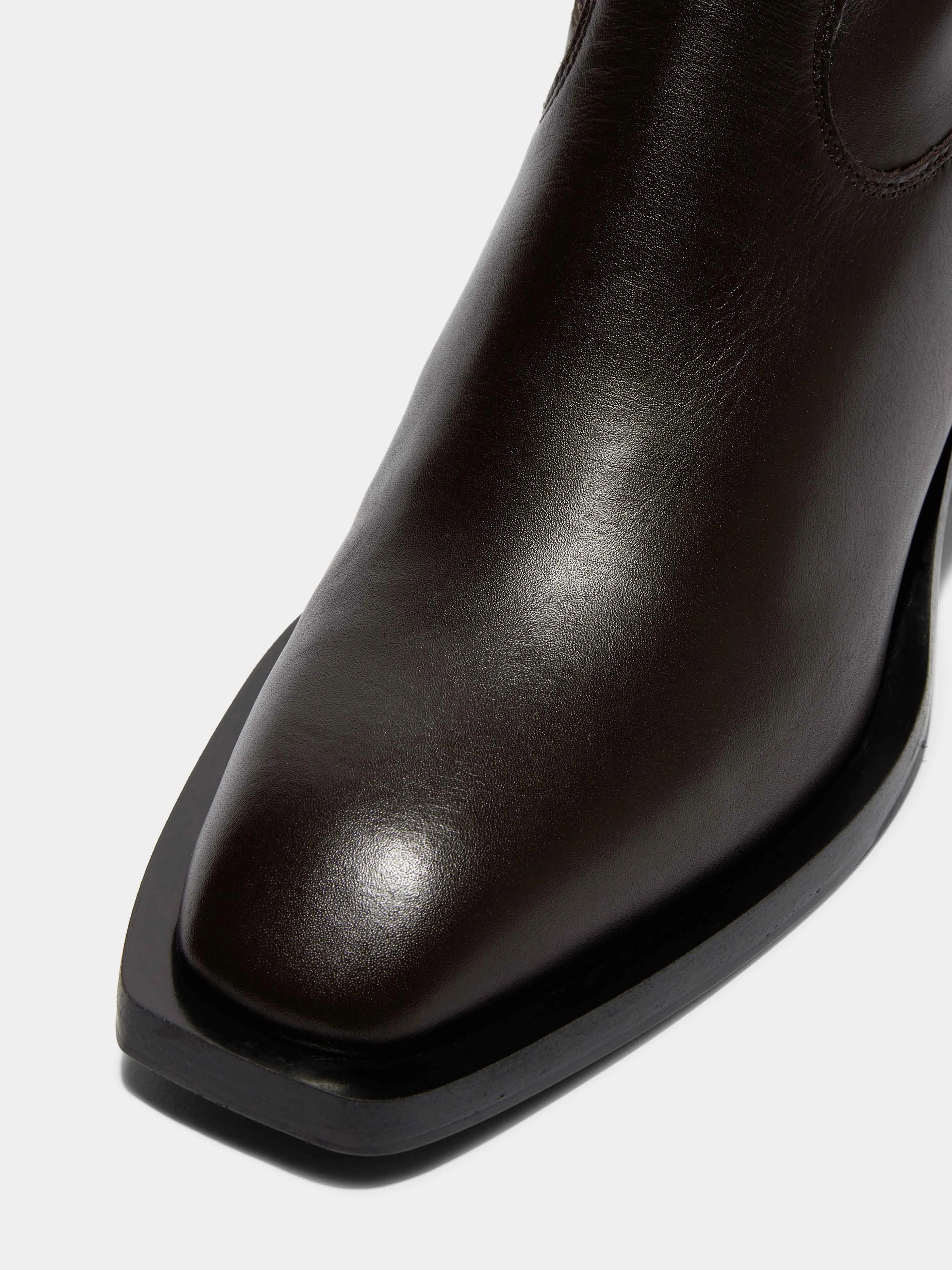 Stable Support Weekend Camping Luis Leather Cowboy Ankle Boots