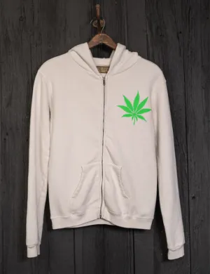 Be Kind Zip Hoodie, Vintage White Street Minimal