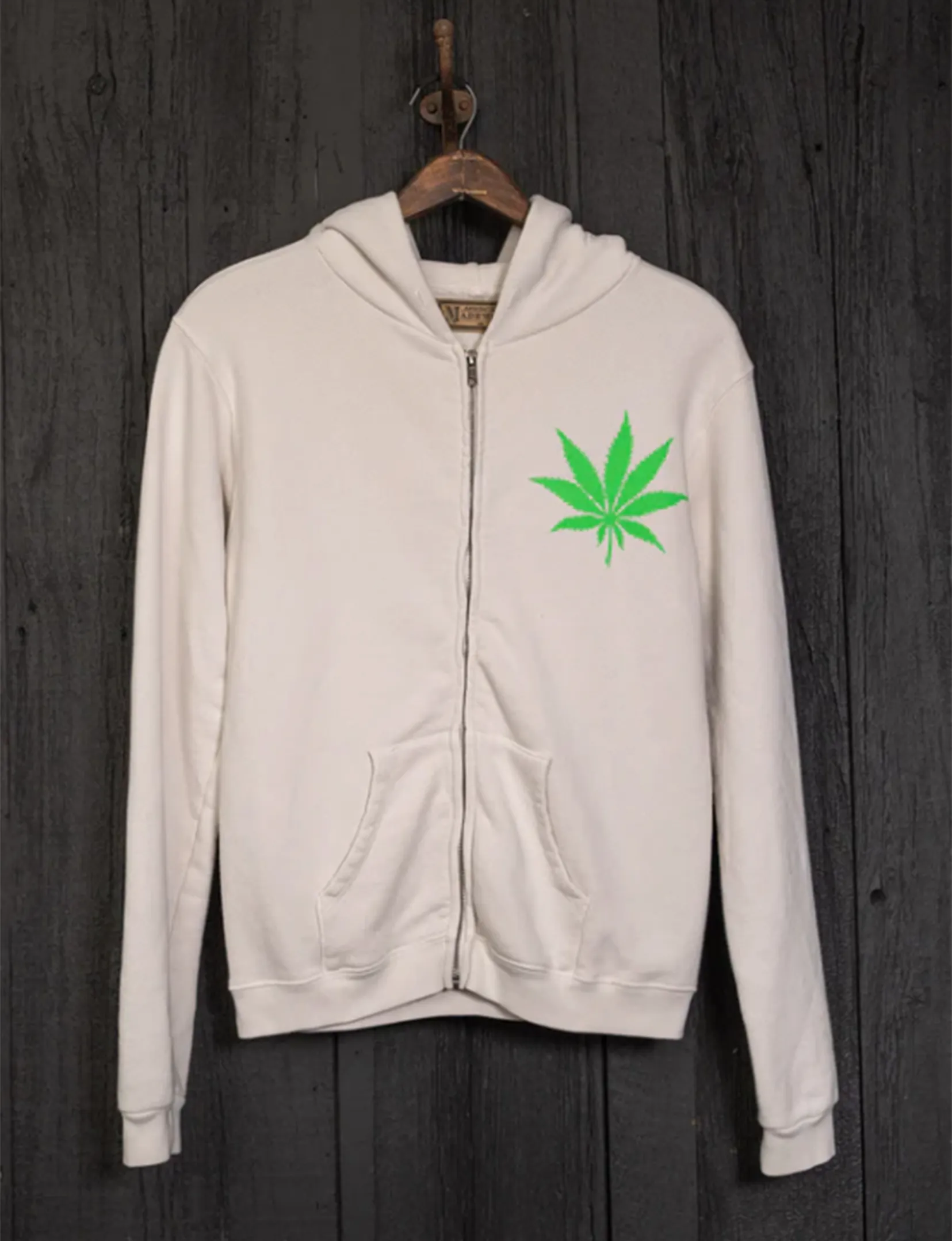 Be Kind Zip Hoodie, Vintage White Stylish Essentials product mesh lining breathability