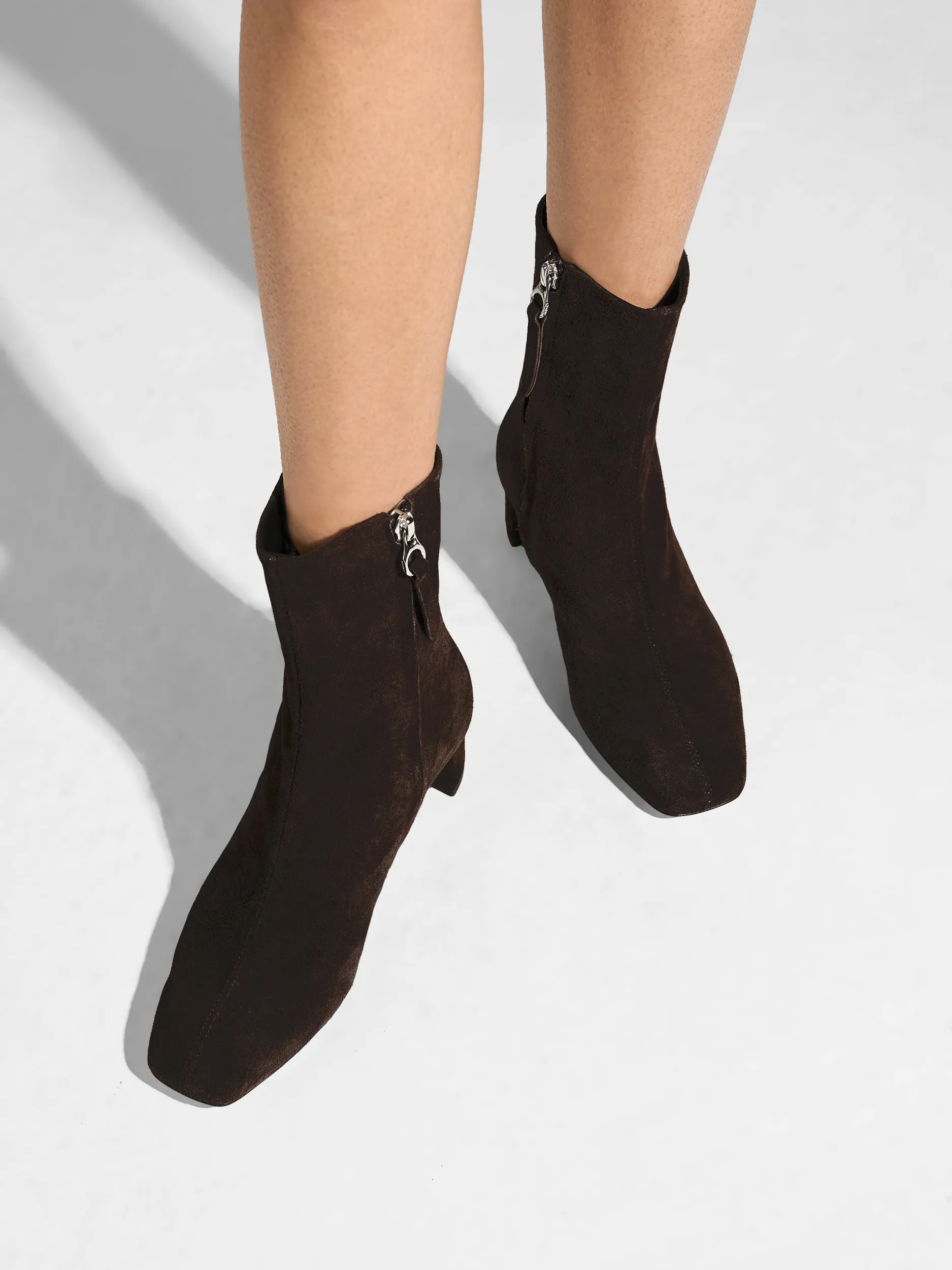 Millie Suede Ankle Boots Comfort Lining Urban Commute
