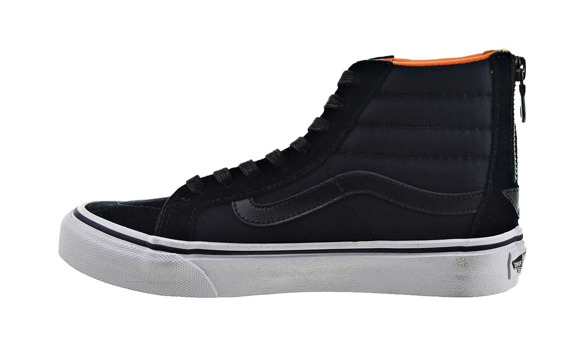 Sk8-Hi Slim Zip Boom Boom "Black-True White" sports shoes Move Smart
