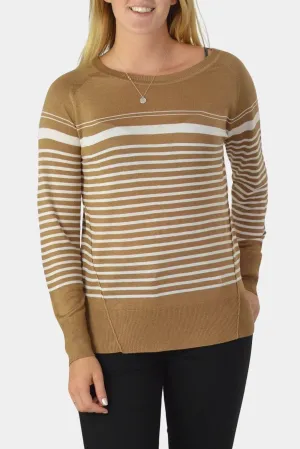 Day Wear Thermal Regulation Layer Round Neck Stripe Jumper