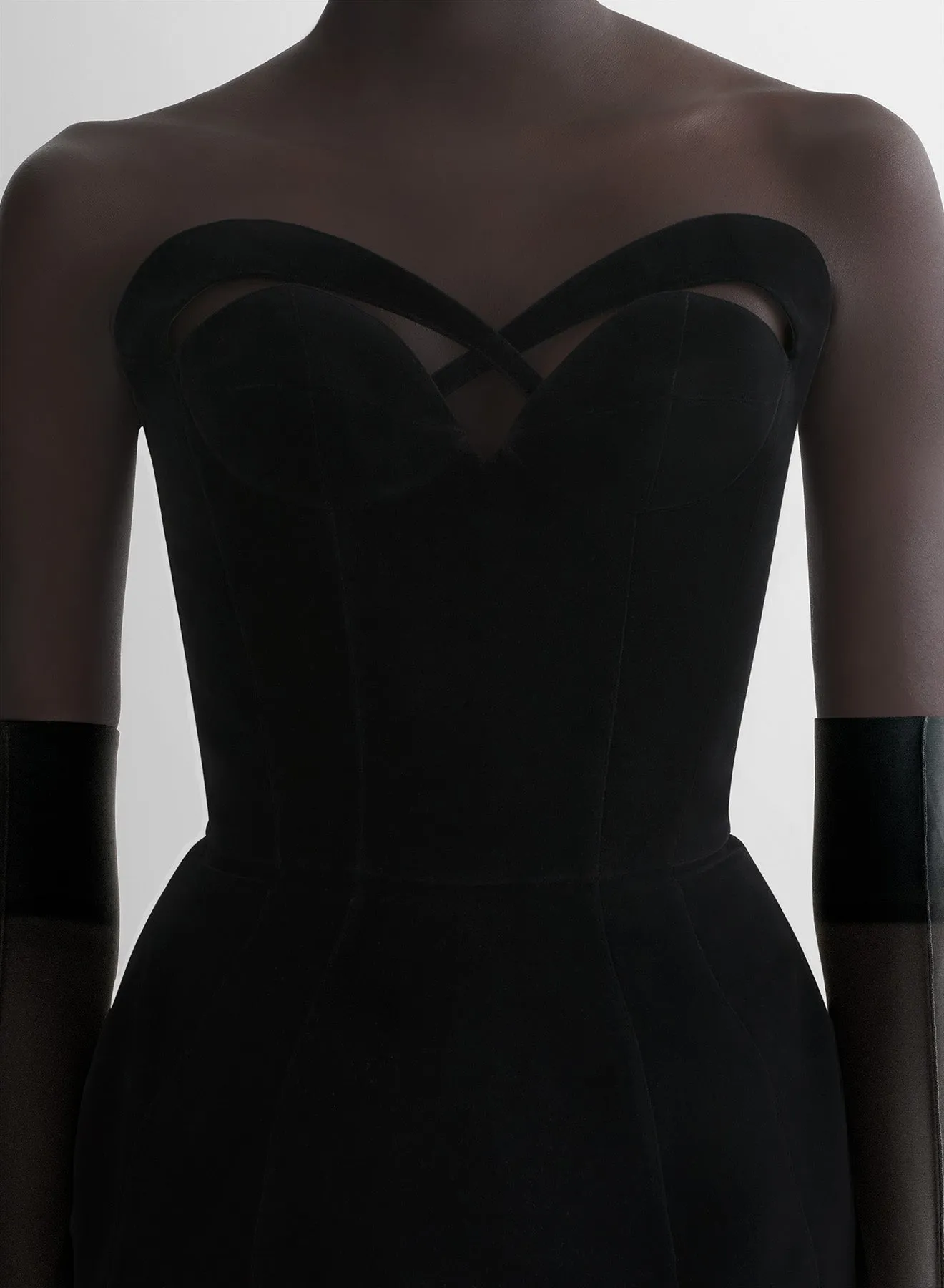 re/edit lingerie bustier dress High-Neck Daily Comfort