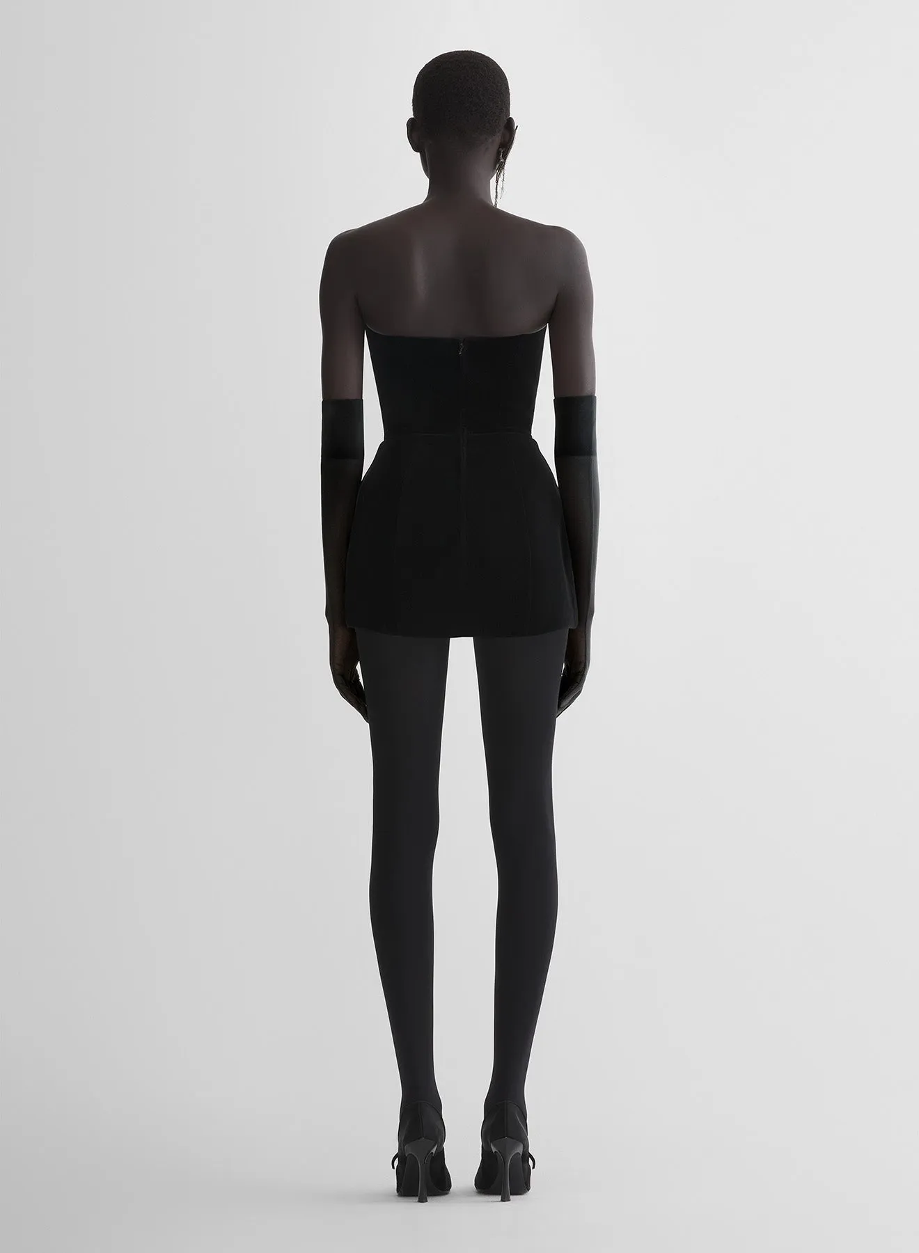 re/edit lingerie bustier dress Petal Zone Hook-And-Eye