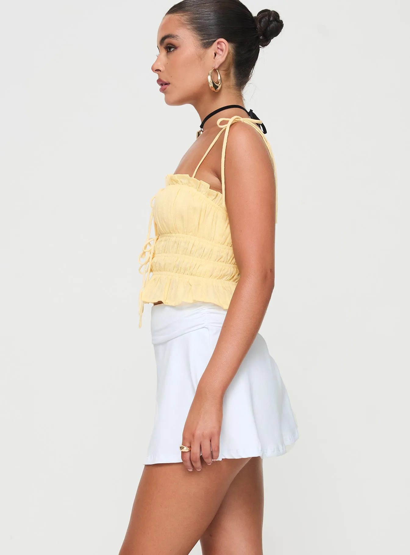 Reema Skort White Minimalist Chic