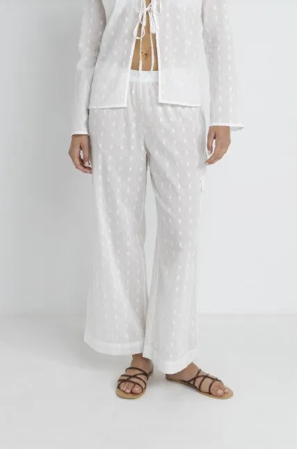 Rhythm Womens Pants Amalfi Cargo Soft Brushed Lining