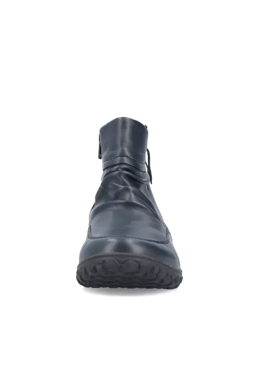 Rieker Ladies Boots 59585-14 in Blue Office Smart