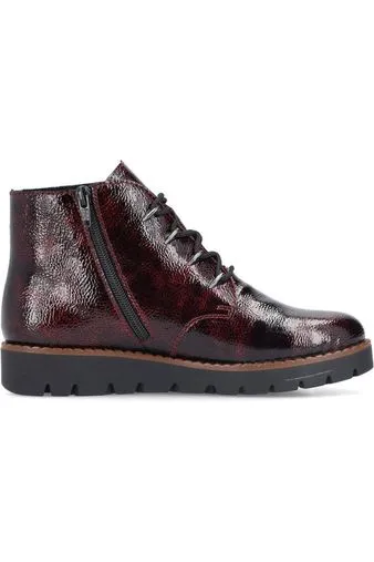 Rieker Ladies Shoes 44902-35 Bordeaux Ergonomic City Adventure