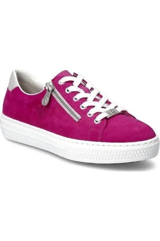 Rieker ladies sneakers L59L1-31 in pink Work