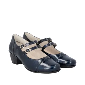 Durable Sole Rieker Womens Shoe 41758-14 Pazifik/Midnight