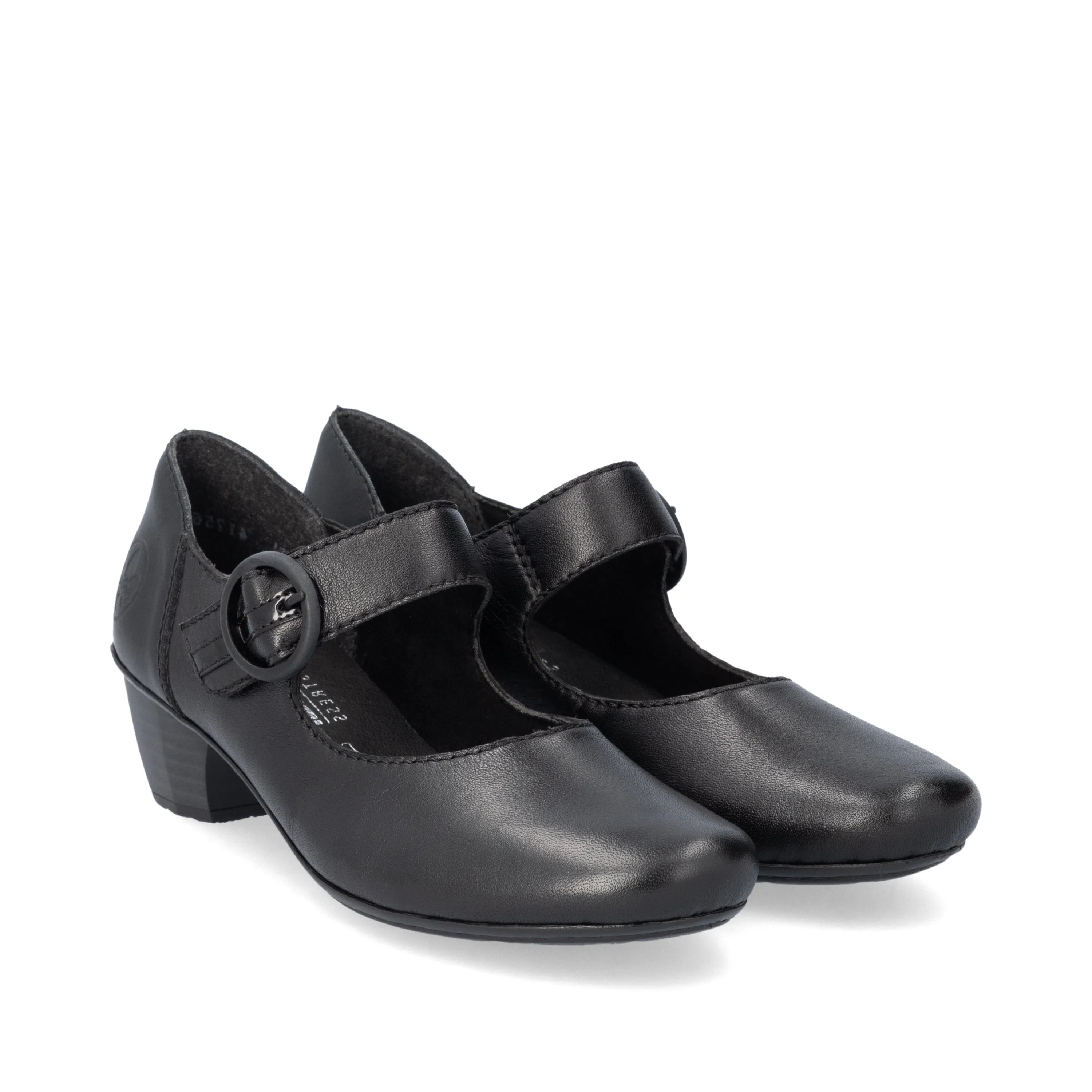 Riker Womens Shoe 41756-00 Black/Black Evening Outfit