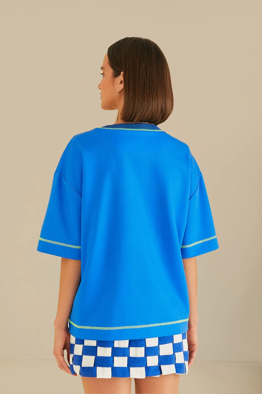 Stylish piece Layered Wear Rio De Janeiro Relaxed T-Shirt