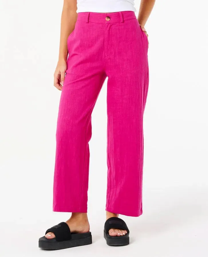 Stylish Fit Decorative stitching Rip Curl Womens Pants Vacation