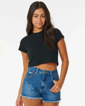 Casual Choice Wear Rip Curl Womens Shirt Classic Ribbed